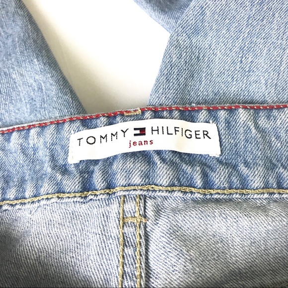 Tommy Hilfiger Stovepipe Crop Jeans 8 Denim Blue - Picture 6 of 8